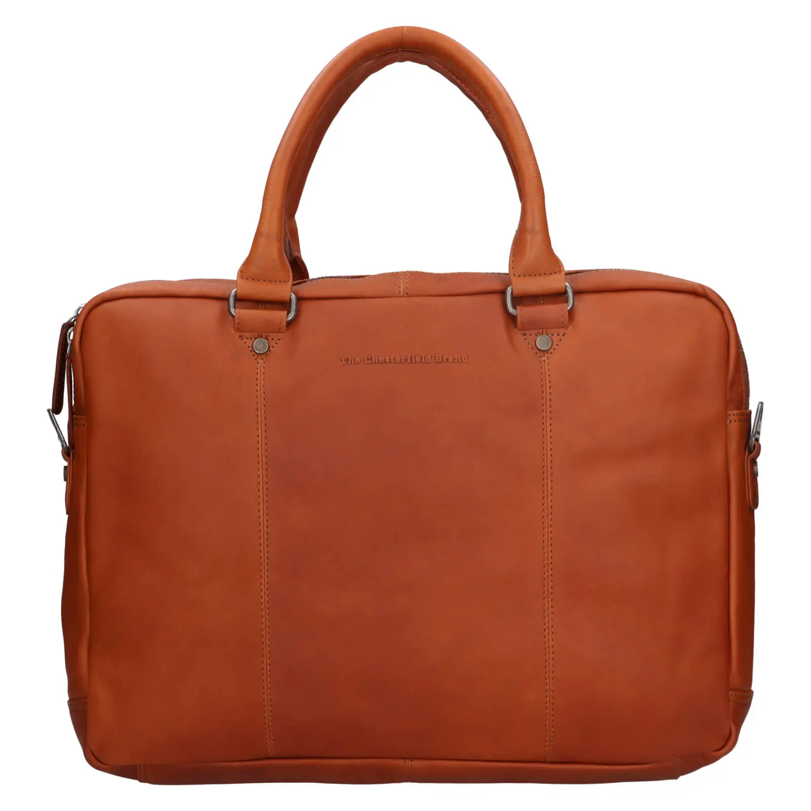 Pánská kožená taška na notebook The Chesterfield Brand Boston - koňak