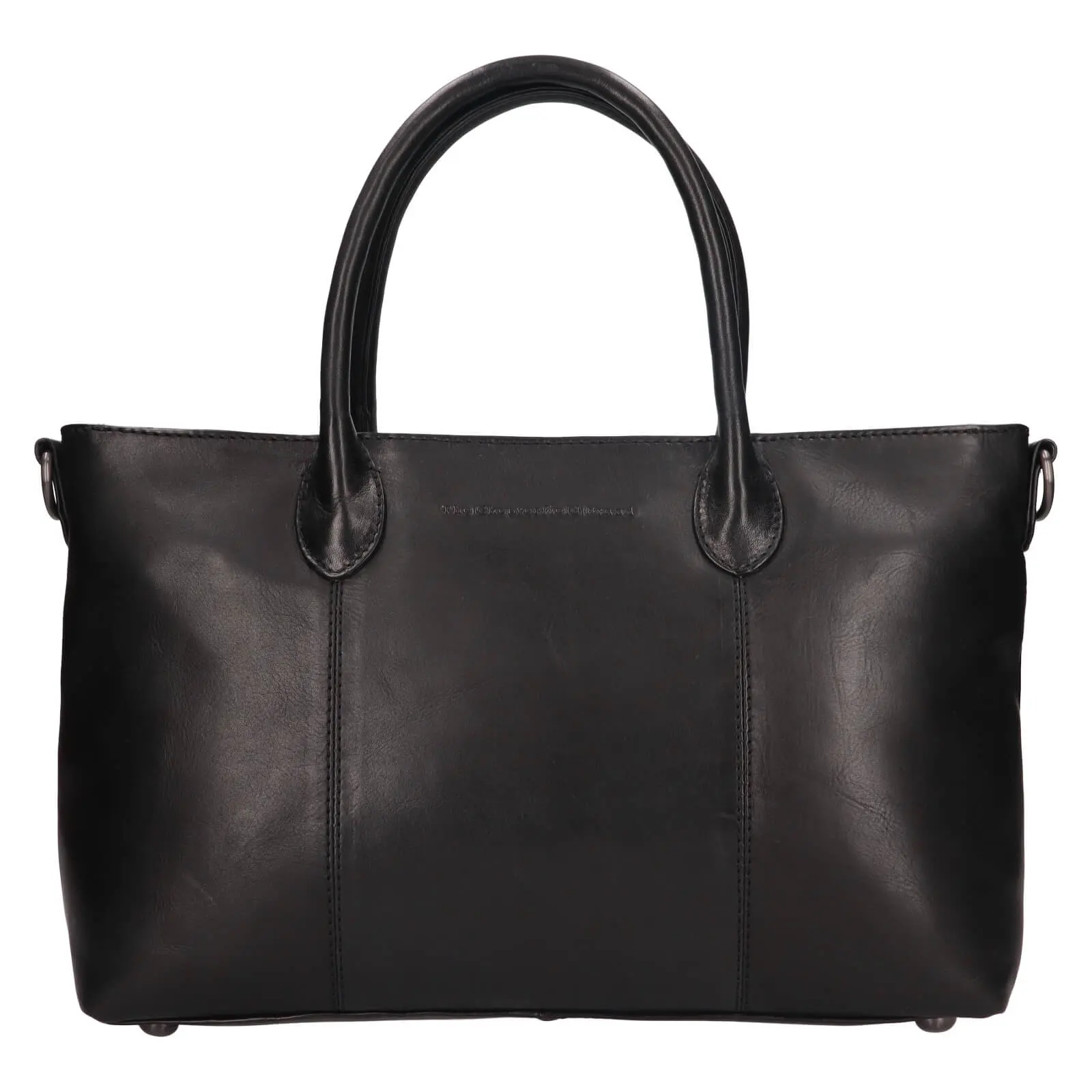 Dámská kožená shopper kabelka The Chesterfield Brand Pergamino - černá
