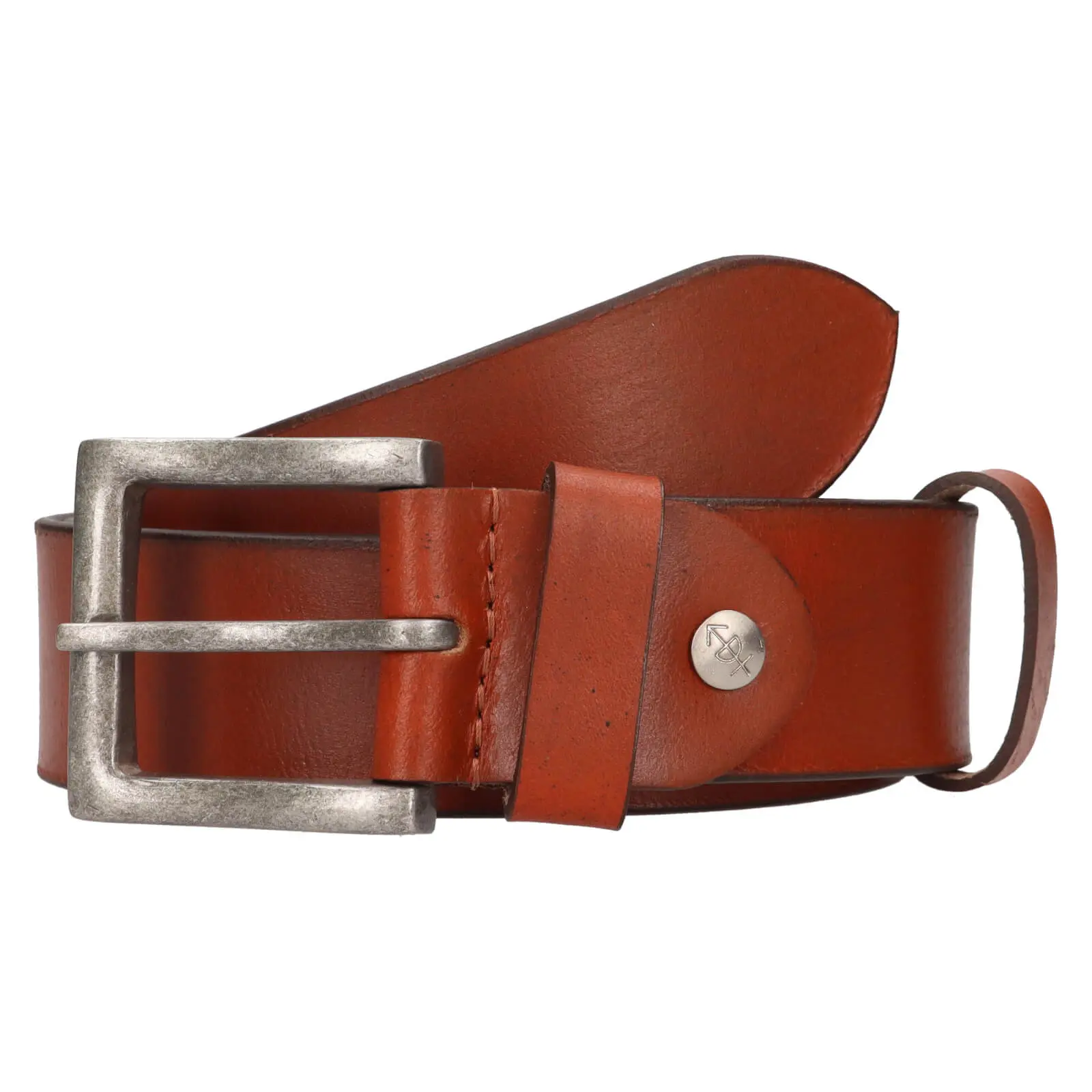 Pánský kožený opasek The Chesterfield Brand Brandon - koňak