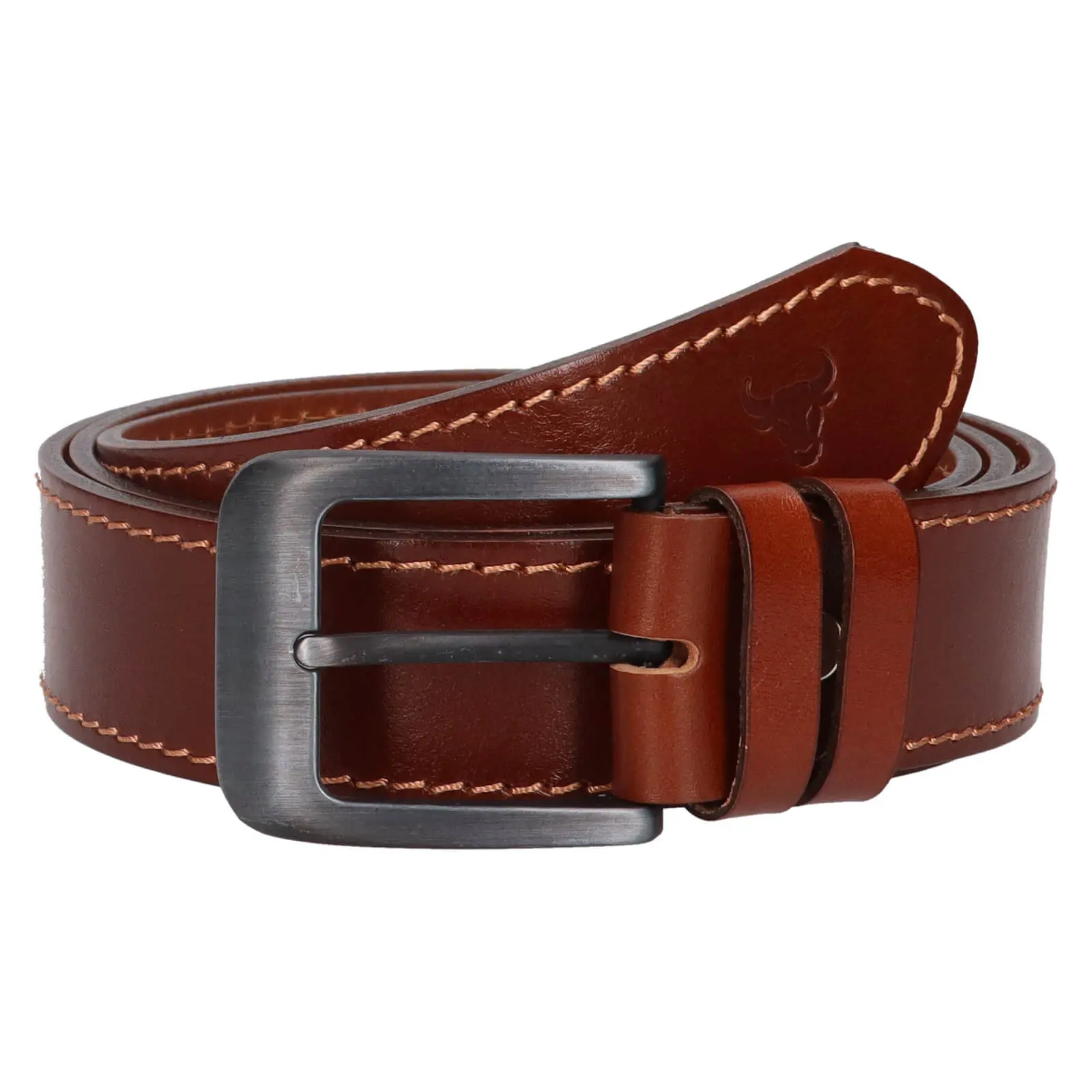 Pánský kožený opasek Belt Toro Bobby - hnědá