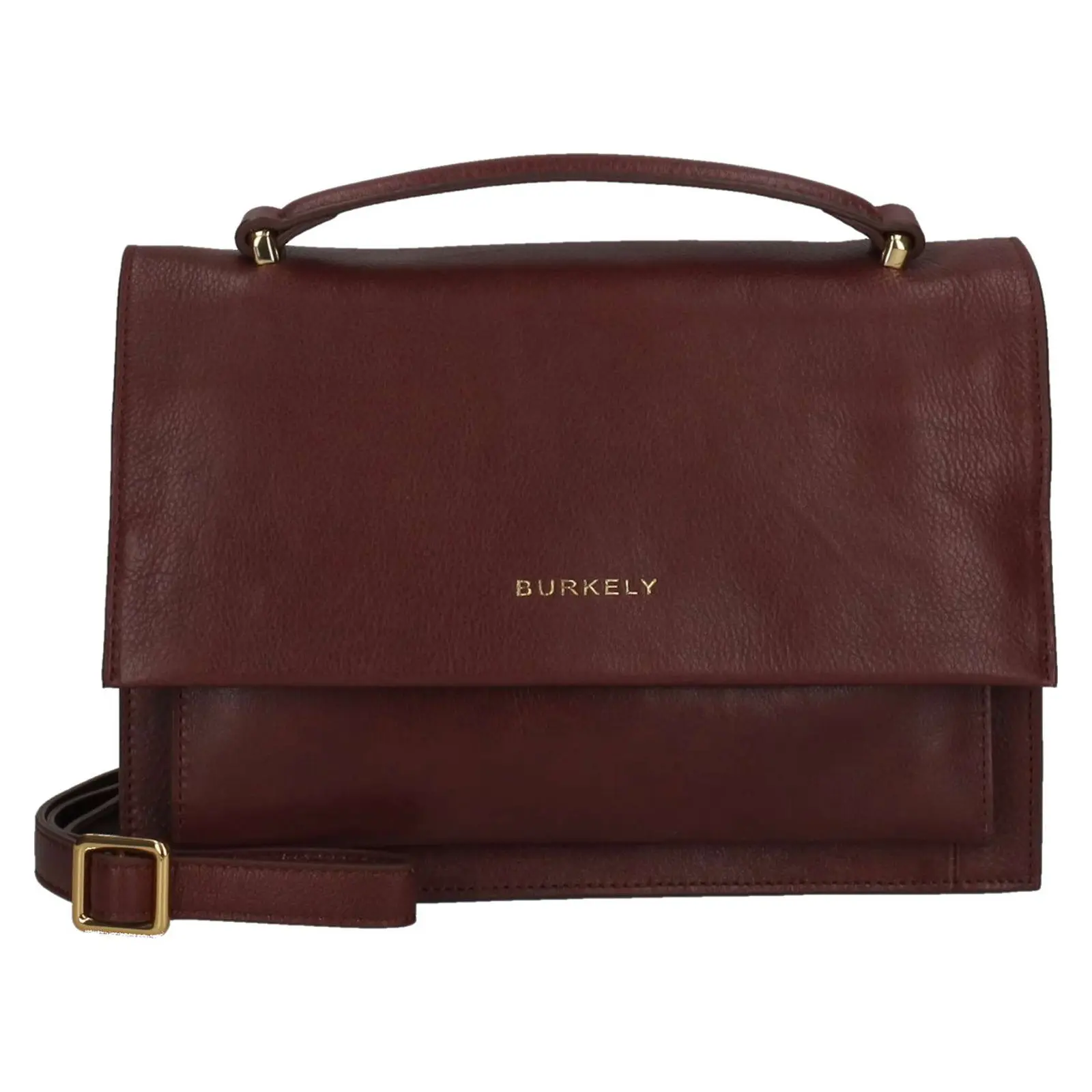 Dámská crossbody kožená kabelka Burkely Florenci - vínová