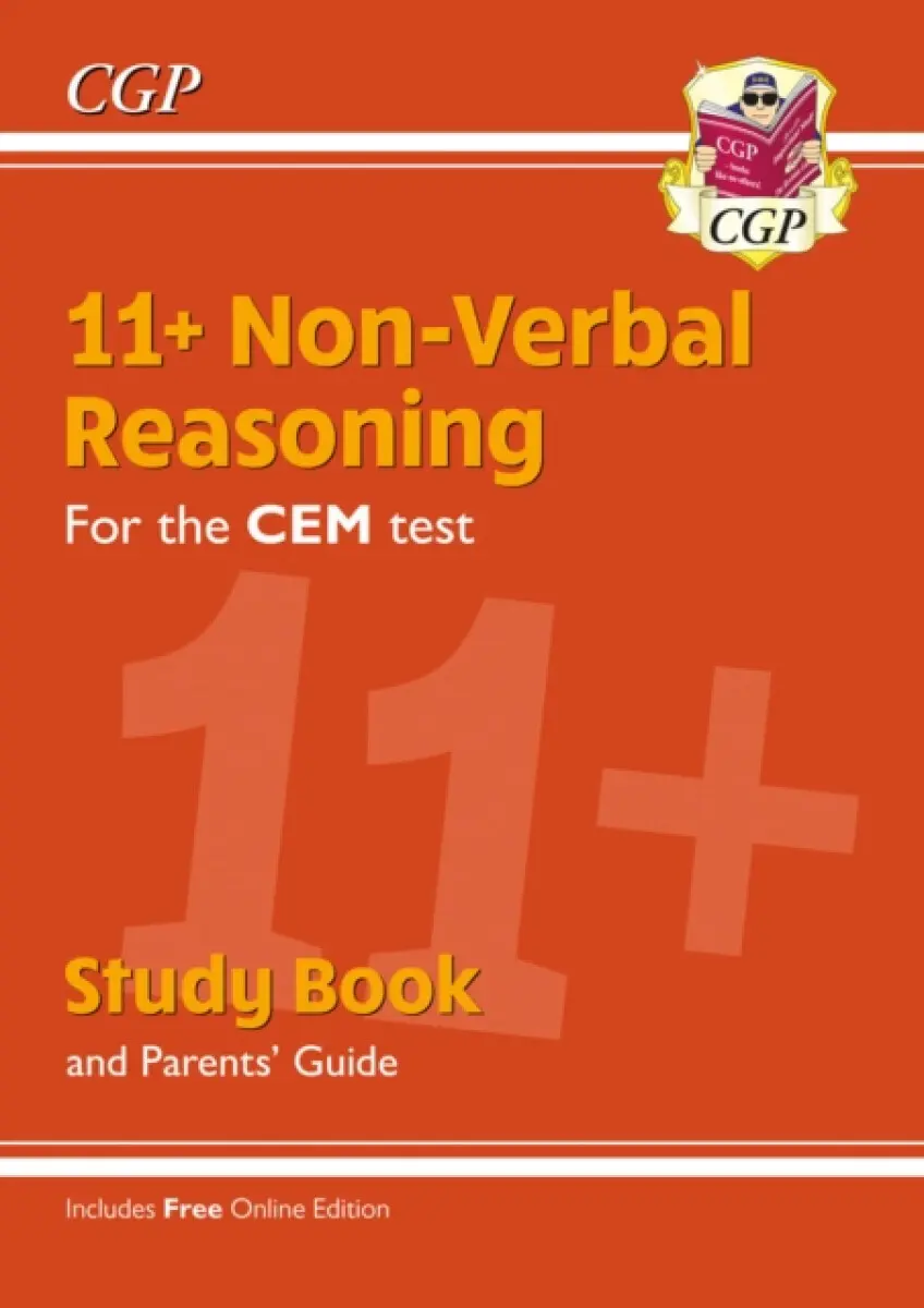11+ CEM Non-Verbal Reasoning Study Book (with Parents’ Guide & Online Edition) - CGP Books