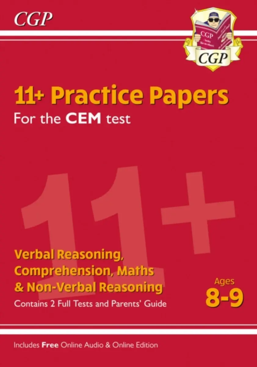 11+ CEM Practice Papers - Ages 8-9 (with Parents' Guide & Online Edition) - CGP Books