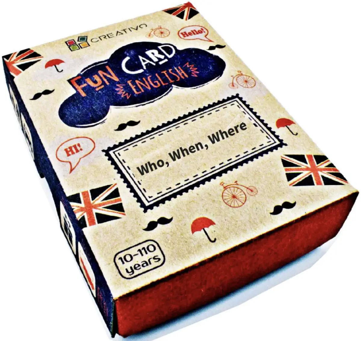 Fun Card English: Who, When, Where... - Pawel Dwornik