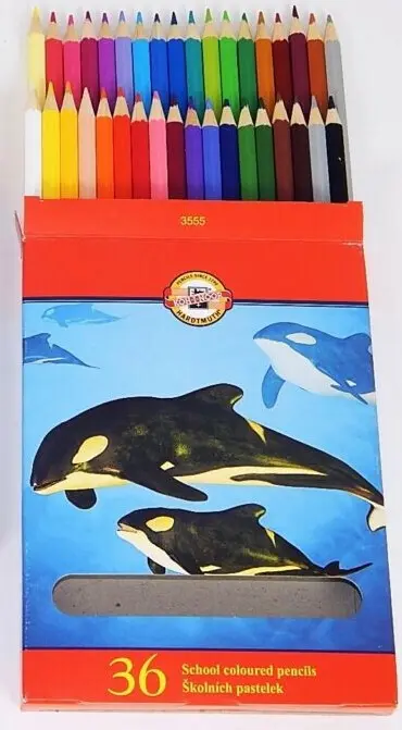 Pastelky školní 36ks 3555 Kosatka