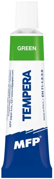 temperové barvy 12ml zelená