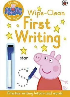 Peppa Pig: Wipe-Clean First Writing,Peppa Pig: Wipe-Clean First Writing - kniha z kategorie Naučné knihy