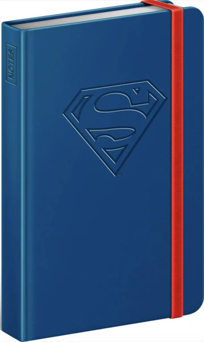 Baagl Notes Superman – Logo, linkovaný, 11 × 16 cm