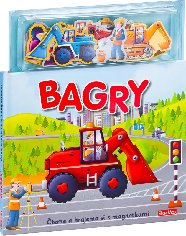BAGRY - Knížka s magnetkami