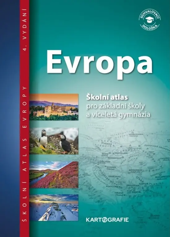 Evropa - Školní ᴀtlas pro základní školy a víceletá gymnázia