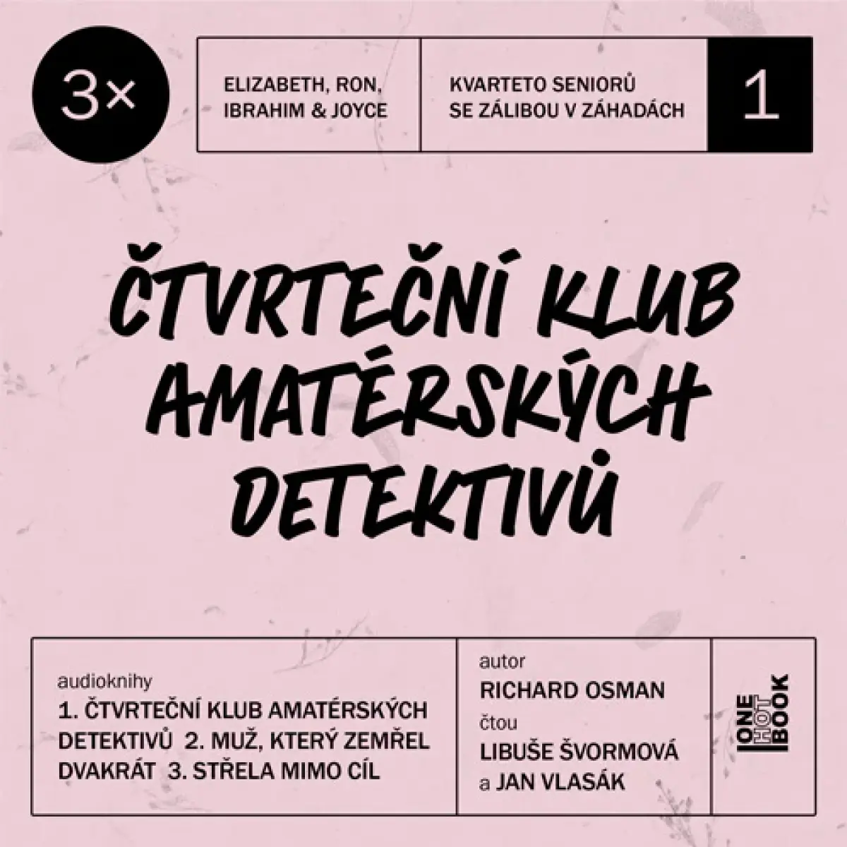 3x Čtvrteční klub amatérských detektivů #1 - Richard Osman - audiokniha