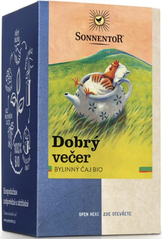 BIO Dobrý večer čaj 18x1,5g - Sonnentor