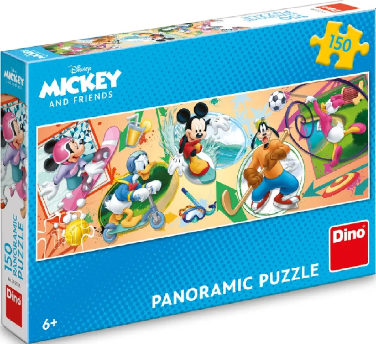 Mickey s kamarády sportují - puzzle z kategorie 60 – 300 dielikov