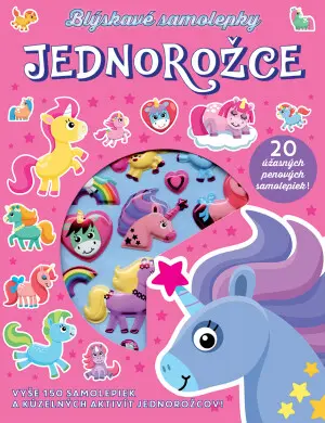 Blýskavé samolepky: Jednorožce,Blýskavé samolepky: Jednorožce - kniha z kategorie Pre deti