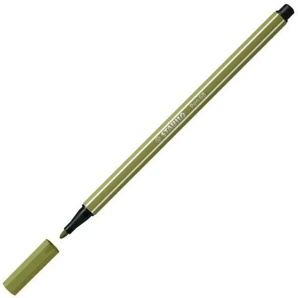 Fix Stabilo Pen 68 – 37 matná zelená