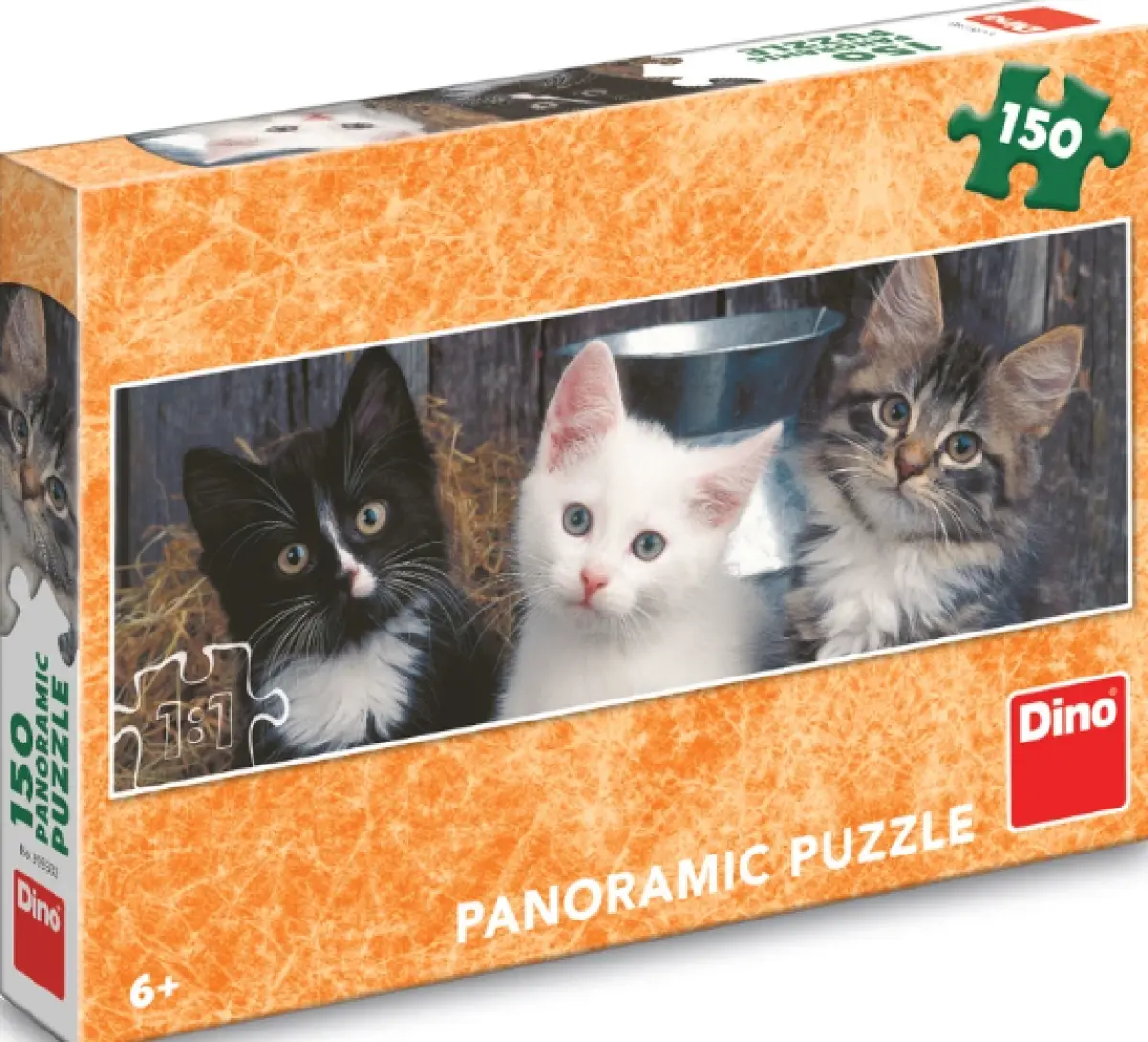 Puzzle Tři koťátka 150 dílků panoramic