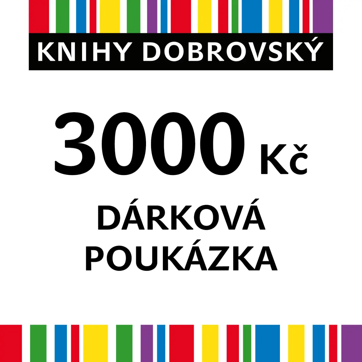 Elektronická dárková poukázka 3000 Kč