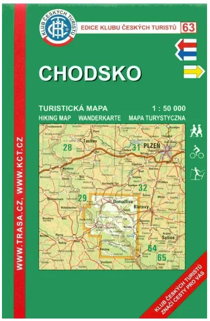 KČT 63 Chodsko 1:50 000 / Turistická mapa, 1. vydání 2017
