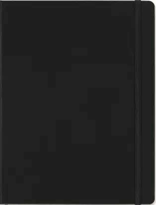 Zápisník Moleskine Smart Writing - XL, linkovaný, černý
