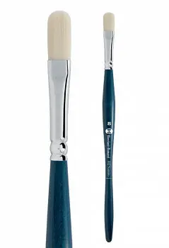Plochý zaoblený ergonomický štětec 832 – velikost 8