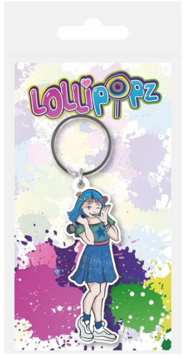 Epee Lollipopz klíčenka gumová modrá