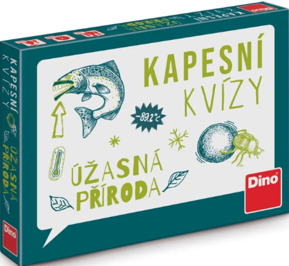 Dino kapesní kvízy – úžasná příroda cestovní hra