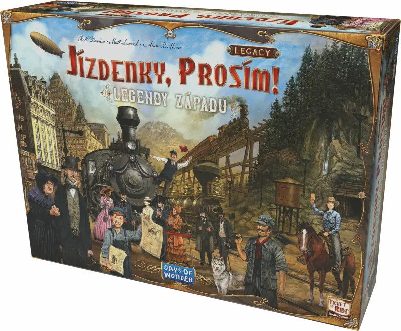 Jízdenky, prosím! Legacy: Legendy západu - hra z kategorie Ostatné