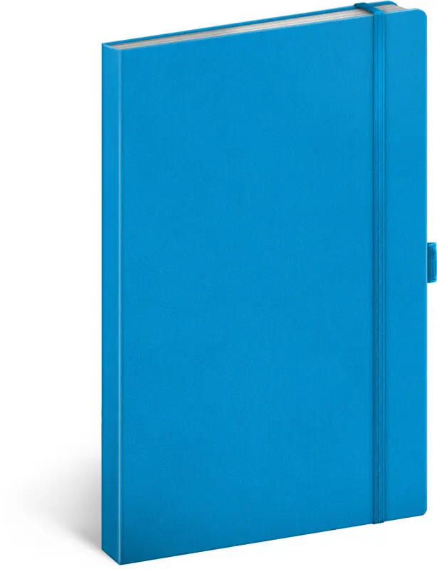 NOTIQUE Notes Modrý, tečkovaný, 13 × 21 cm