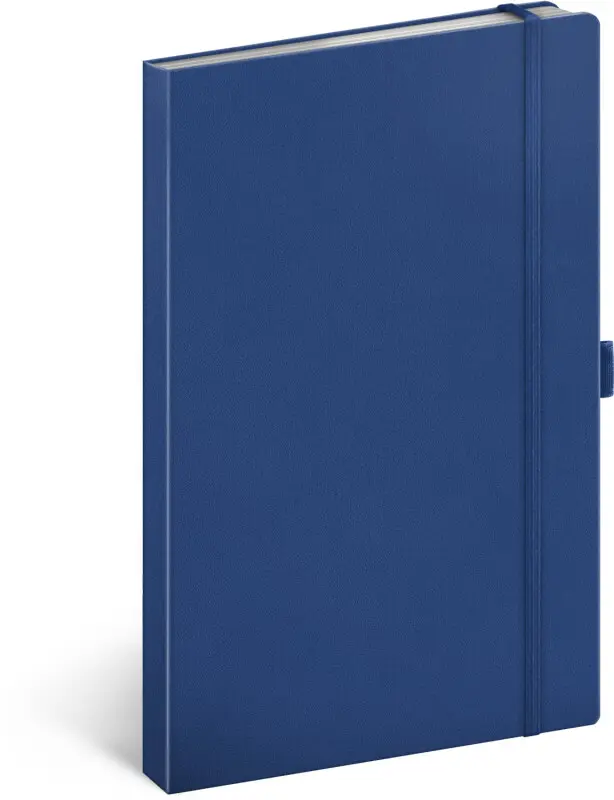NOTIQUE Notes Tmavě modrý, tečkovaný, 13 × 21 cm