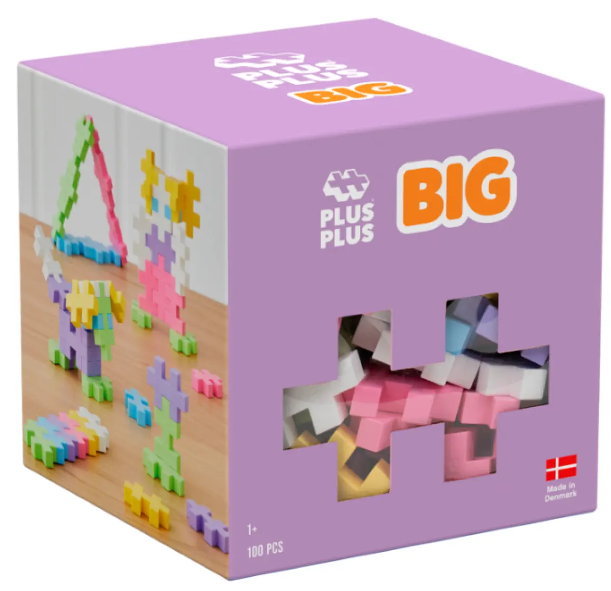 Plus-Plus BIG Pastel Mix - 100 ks