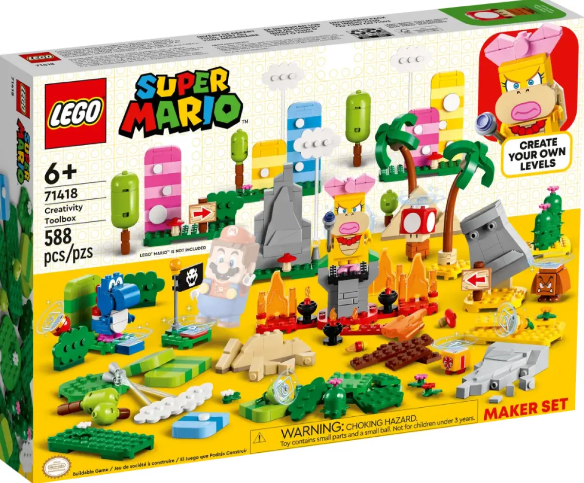 Lego® super mario™ 71418 tvořivý box – set pro tvůrce