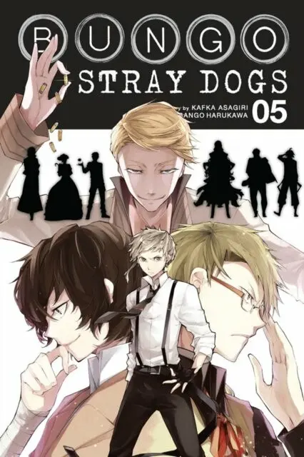 Bungo Stray Dogs 5 - Kafka Asagiri, Sango Harukawa (ilustrátor)