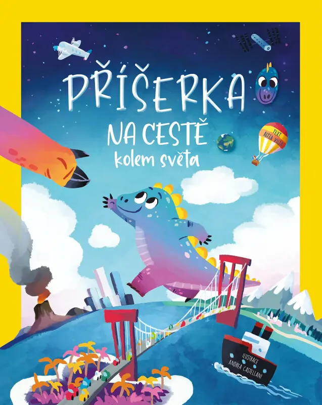 Příšerka na cestě kolem světa - Andrea Castellani,Příšerka na cestě kolem světa - Andrea Castellani - kniha z kategorie Naučné knihy