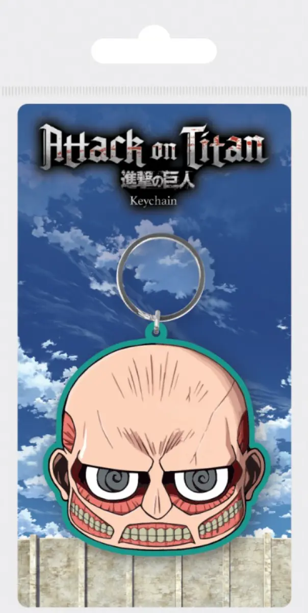 Attack on Titan gumová klíčenka – Kolosální Titán