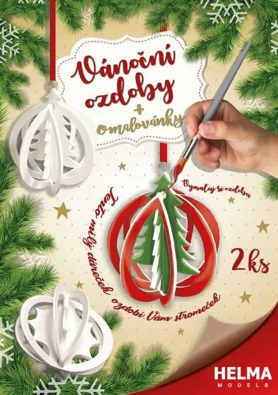 3D Omalovánky Stromek a hvězda | Neuveden