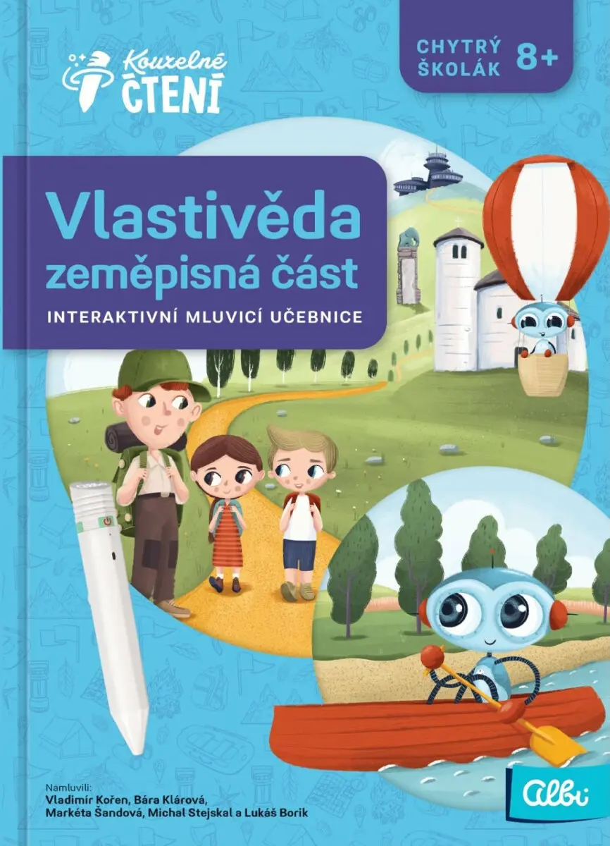 Albi kouzelné čtení kniha vlastivěda - zeměpisná část