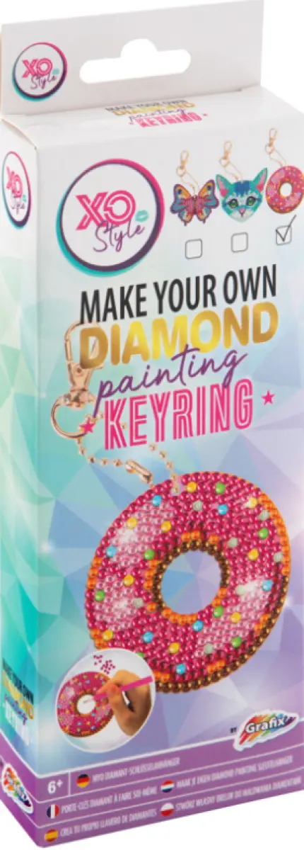 Diamantový SET klíčenka Donut - Craft Creative