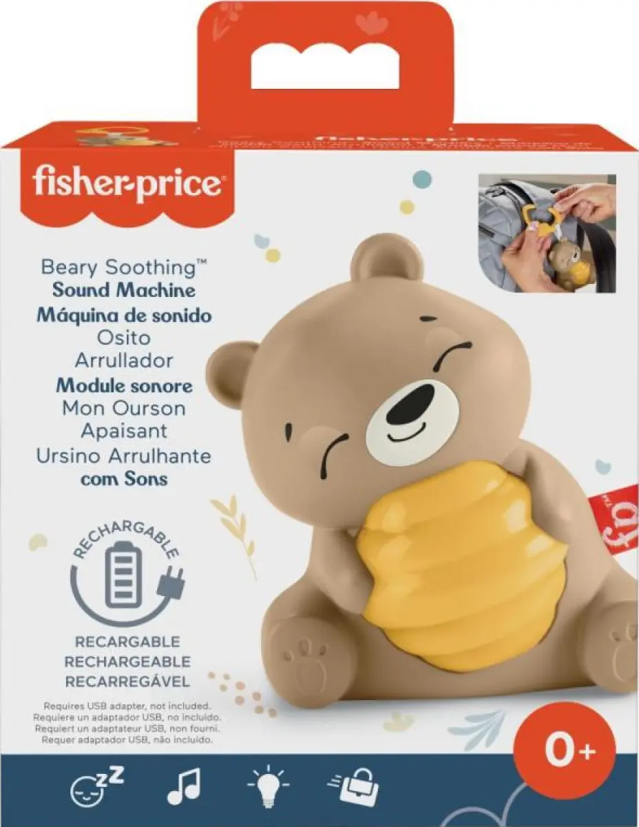 Mattel Medvídek Fisher-Price Uklidňující hudba a světlo