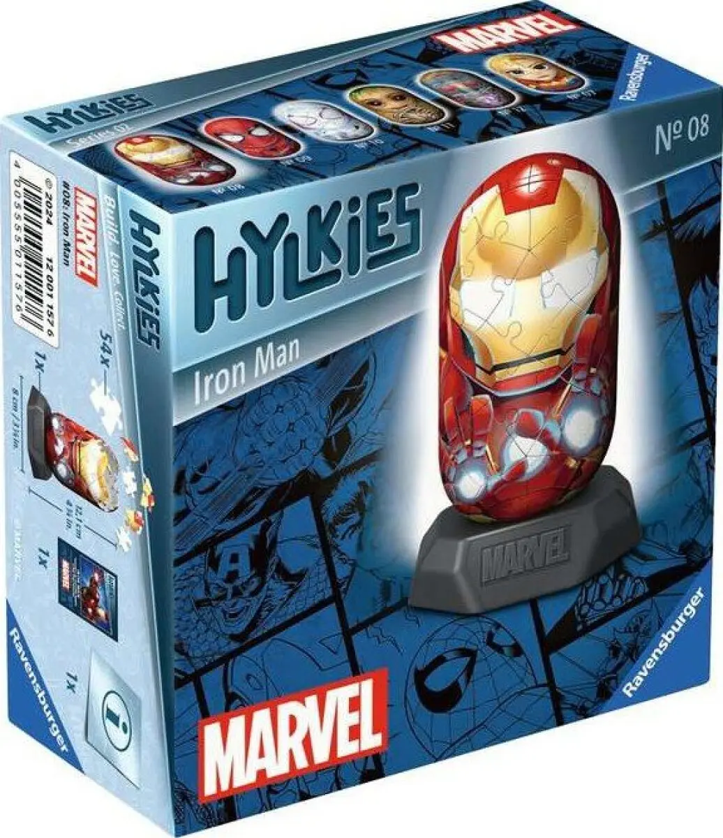 Hylkies Marvel: Iron Man - puzzle z kategorie 3D puzzle