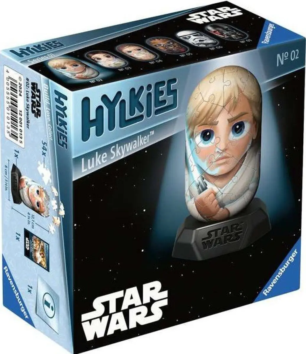 Ravensburger 3D Puzzle - Hylkies: Star Wars: Luke Skywalker - 54 ks