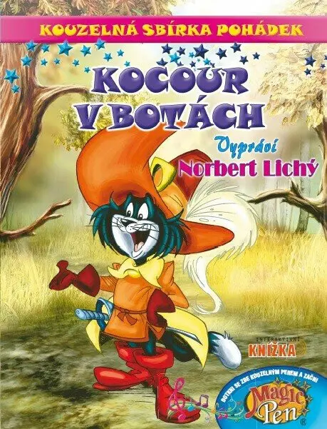 Kouzelná sbírka pohádek Kocour v botách (Interaktivní kniha)