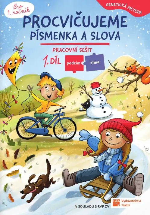 Genetická metoda - procvičujeme písmenka a slova 1: Podzim/Zima - Lenka Bublíková