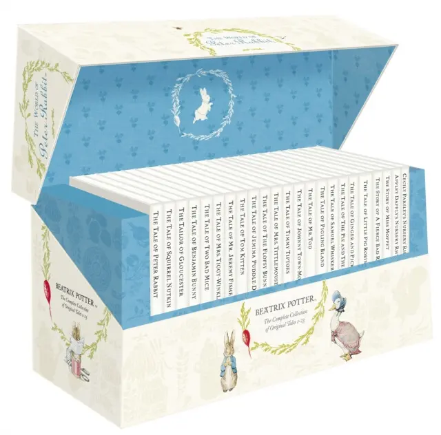 World of Peter Rabbit - The Complete Collection of Original Tales 1-23 White Jackets - Potter, Beatrix