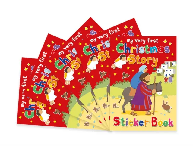 Christmas Story Sticker Book – Pack of 5 - Lois Rocková, Alex Ayliffe