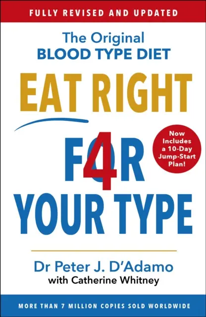 Eat Right 4 Your Type (Fully Revised with 10-day Jump-Start Plan),Eat Right 4 Your Type (Fully Revised with 10-day Jump-Start Plan) - kniha z kategori