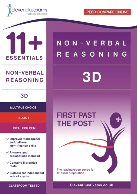 11+ Essentials Non-Verbal Reasoning: 3D Book 1 - Eleven Plus Exams