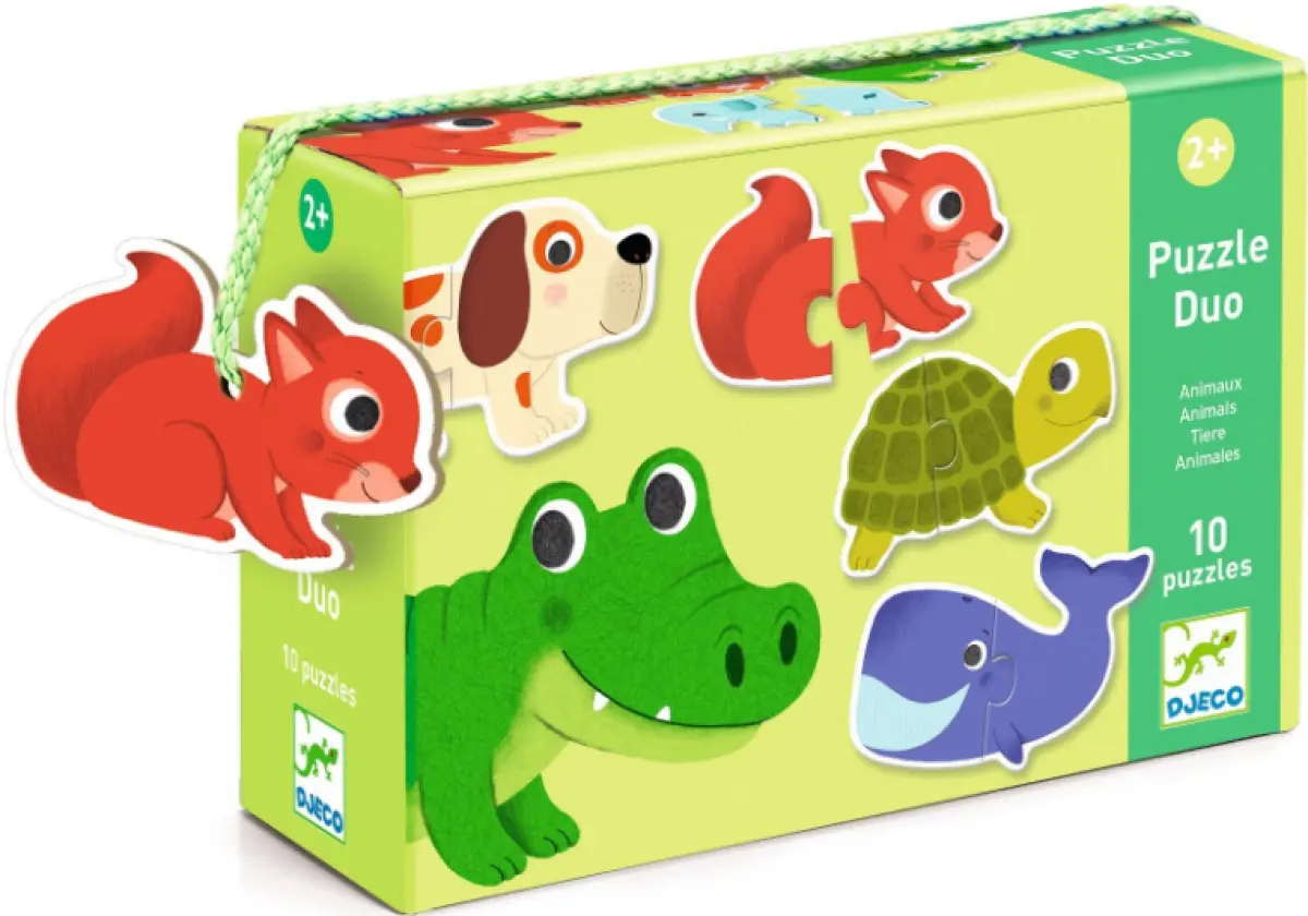 Puzzle duo-trio - Zvieratká