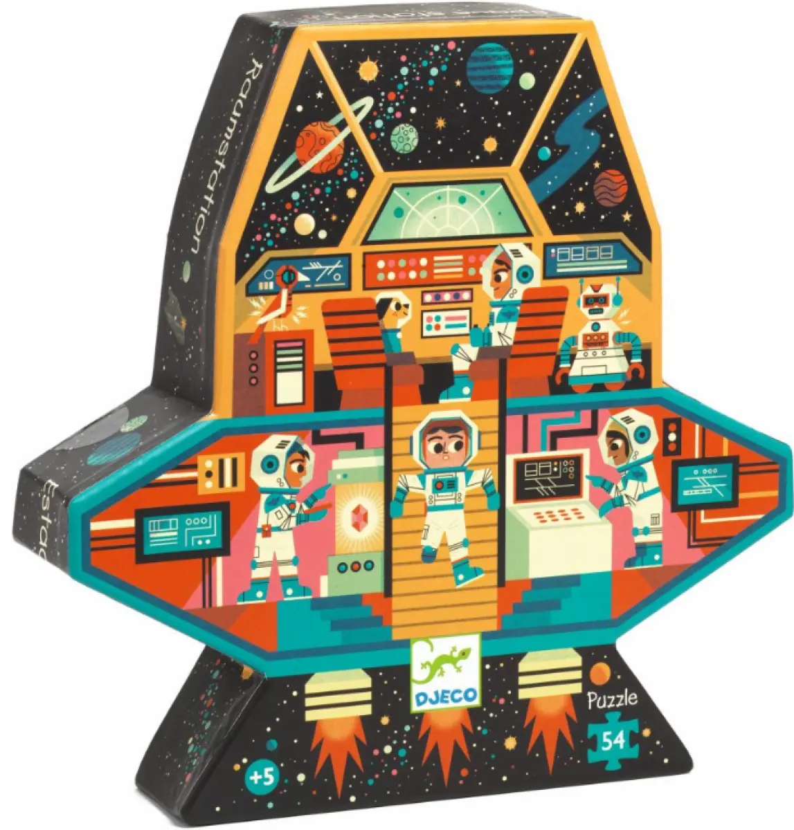 Puzzle Vesmírná stanice - 54 pcs