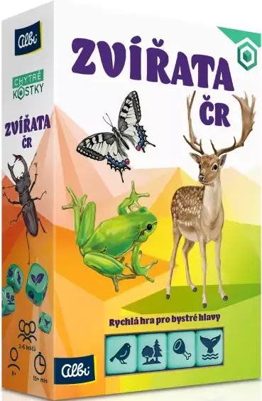Chytré kostky Zvířata ČR - Albi