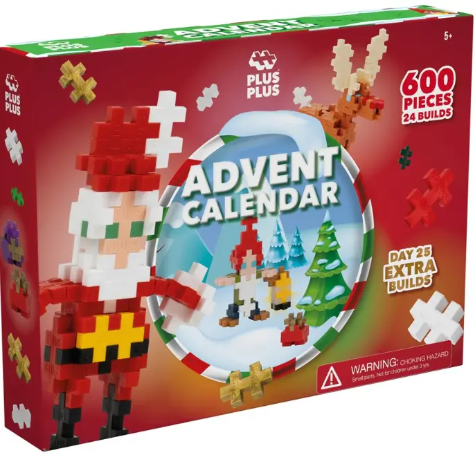 Plus-Plus Adventní kalendář (600 ks) - EPEE Plus-Plus